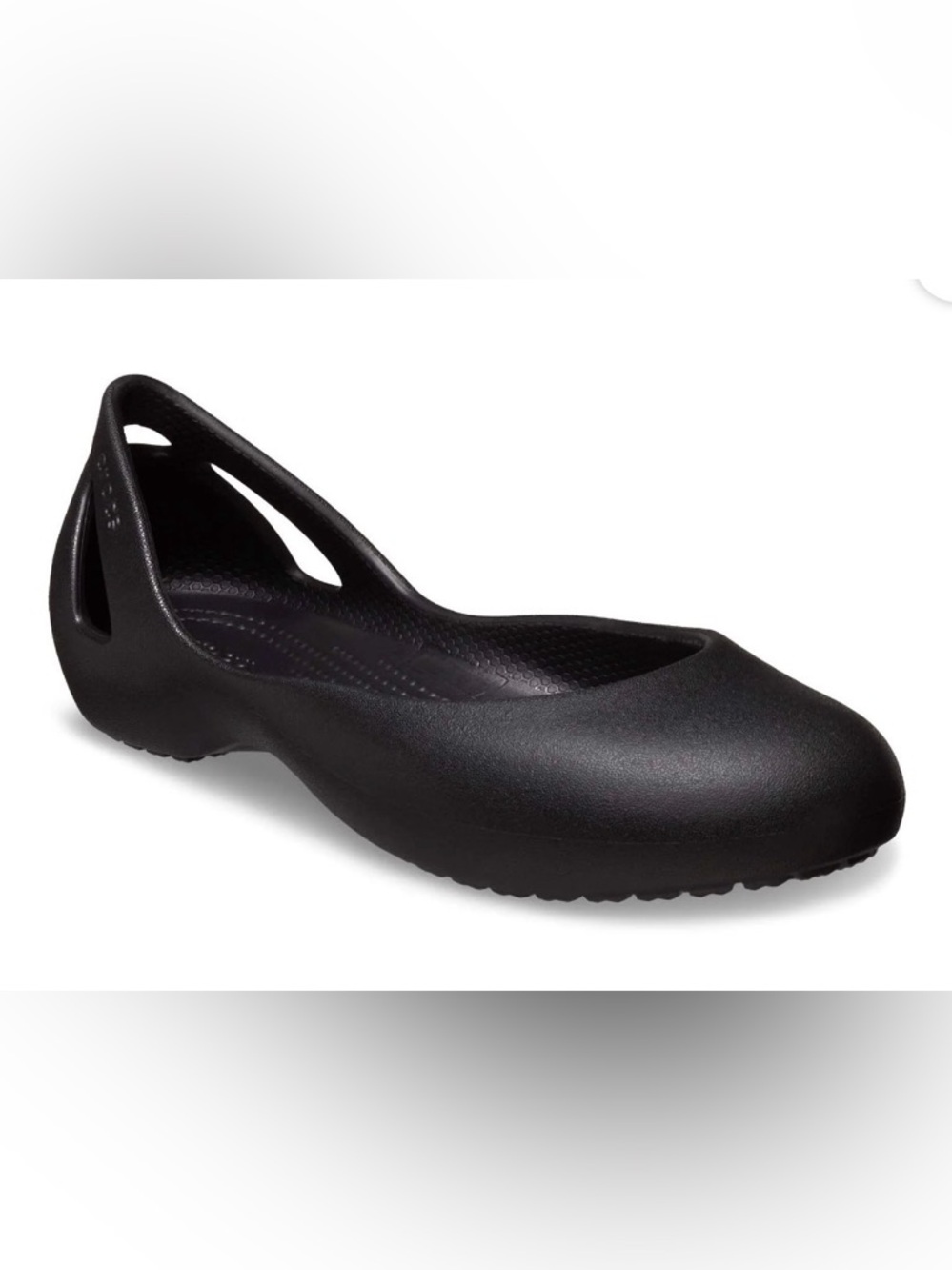 Crocs Kadee Black Ballerina Flats Size 8